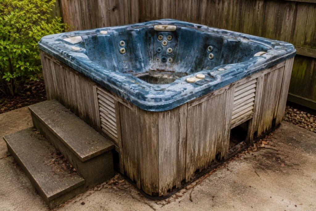 hot tub removal